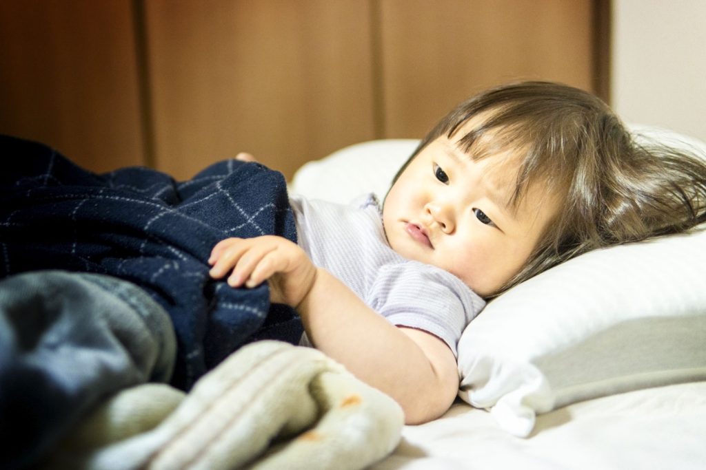 子ども 赤ちゃん 寝る 体調不良 熱 発熱